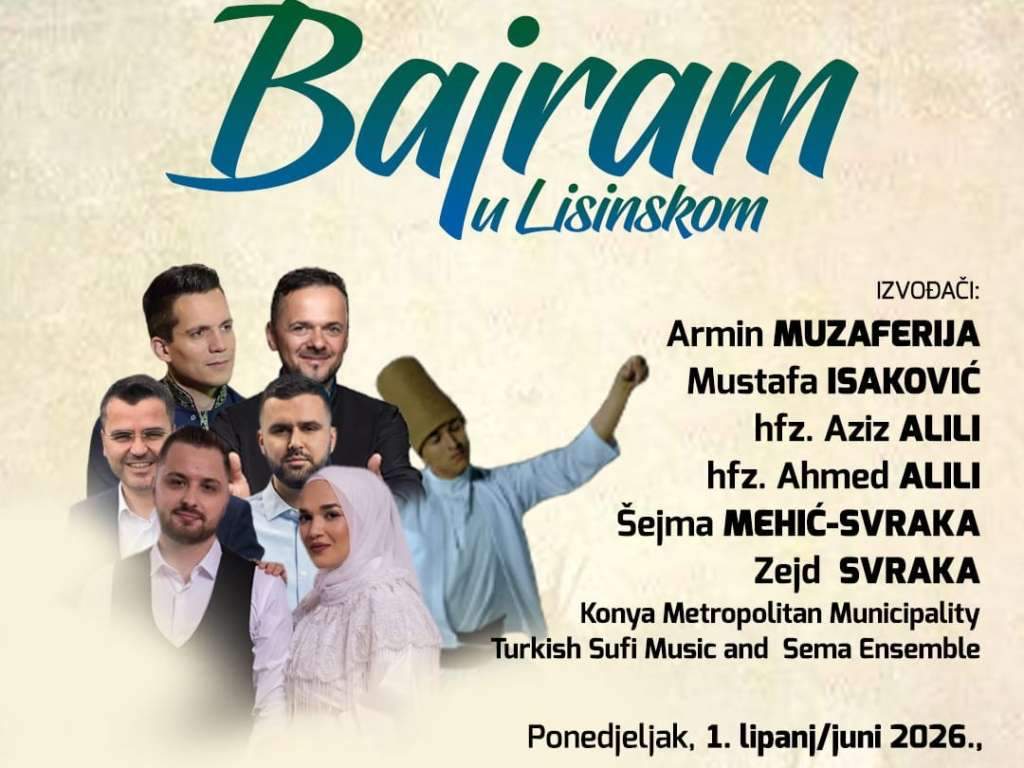 Bajram u Lisinskom.jpeg - Bajram u Lisinskom: Svečani koncert u Zagrebu okupit će izvođače iz Hrvatske, BiH i Turske